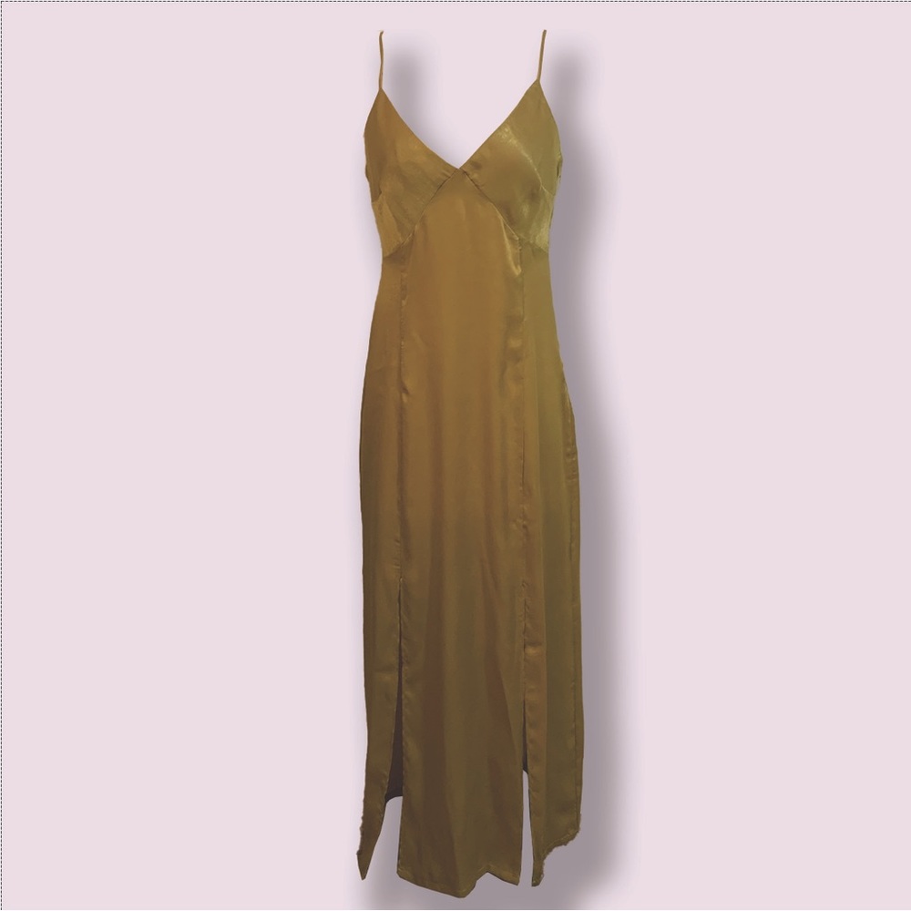 PRIMARK | CHARTREUSE DRESS | SIZE 6